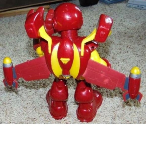 Kids Ironman Toy Talking & Light Up Hasbro Marvel Iron Man with Wings Vintage - Picture 3 of 7